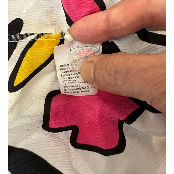 Colorful Abstract Button Down Shirt - Picture 8 of 9